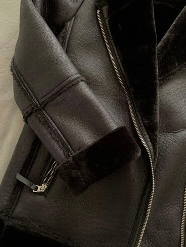 dəri jaket: Dəri kurtka, Stradivarius, XS, One size — 3