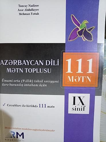 Məhsul: “Azərbaycan dili – Mətn toplusu (111 mətn), IX sinif”