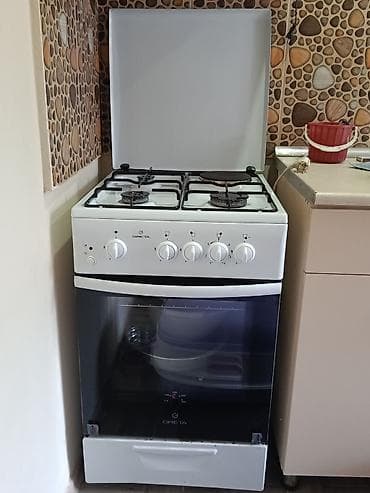 Qaz sobaları: GRETA qaz-elektrik kombinə edilmiş soba Xüsusiyyətlər: - 50×60 sm — 3