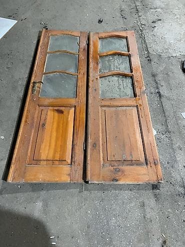 6 ədəd qapı pəncərələrnən bir yerdə - Material: tam taxta (təbii ağac lalafo.az -da 6 ədəd qapı pəncərələrnən bir yerdə - Material: tam taxta (təbii ağac