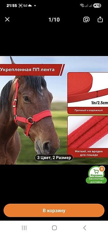 At üçün yəhəraltı yeng (halster) - Ölçü: L - Qiymət: 25.0 AZN — 2