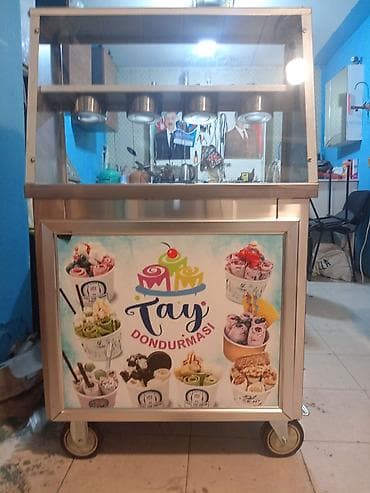 Kassa avadanlığı: Rollo dondurma (Tay dondurması) üçün peşəkar soyuducu vitrin-araba - — 2