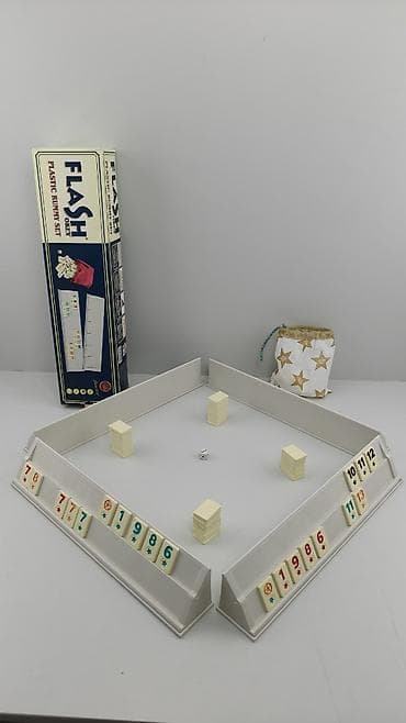 Oyuncaqlar: FLASH Plastic Rummy Set – stolüstü oyun dəsti Məhsulun tərkibi: - 4 — 1