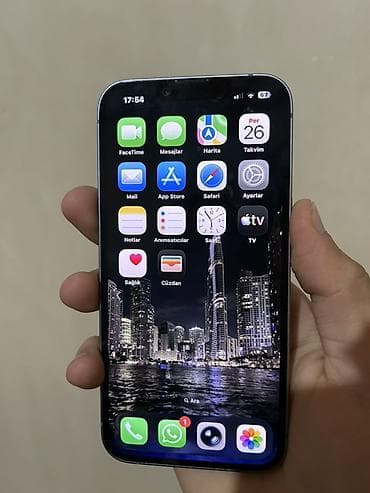 IPhone 14, 128 GB, Mavi, Zəmanət, Simsiz şarj, Face ID — 6