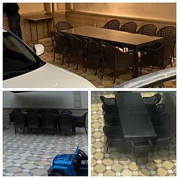 nardaranda kiraye bag evleri: Bag ucun Stol stul 10 neferlikdi dosekceleri uzerinin susesi her bir — 1