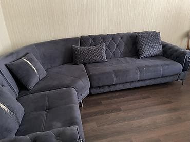 Künc divan, Açılan, Vеlur parça — 2