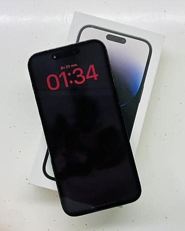 knopkali telefon: IPhone 14 Pro, Qara — 1