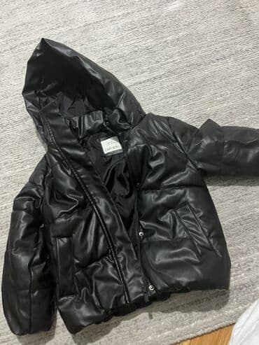 Məktəbli forması: Uşaq qış gödəkçəsi – DeFacto - Rəng: qara - Material: parça üzərində — 2