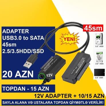 kompüter barter: USB Adapterlər SAYLA ALANA VƏ USTALARA TOPDAN QİYMƏTLƏ VERİLİR! — 11