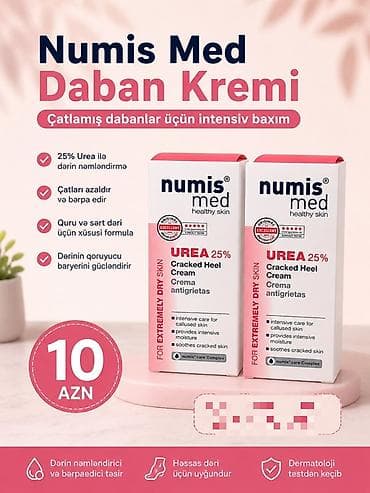 Numis Med – quru və həssas dəri üçün peşəkar qulluq seriyası 1) Urea — 3