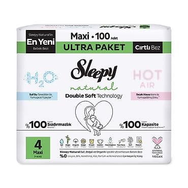 Alt paltar, corablar: Sleepy Natural uşaq bezləri – böyük həcmli paketlər Sleepy 7N 100 ədət — 3