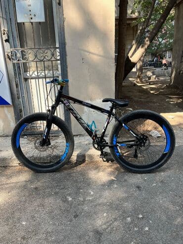 велосипеды с надувными колесами: Б/у Горный велосипед 26", скоростей: 21, Платная доставка — 7