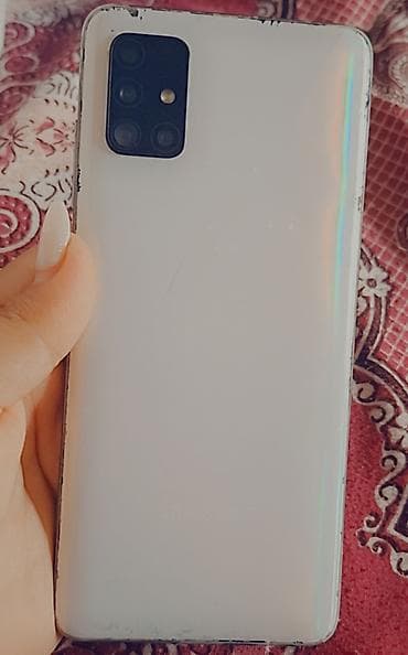 Elektronika: Samsung Galaxy A51, 128 GB, rəng - Ağ — 1