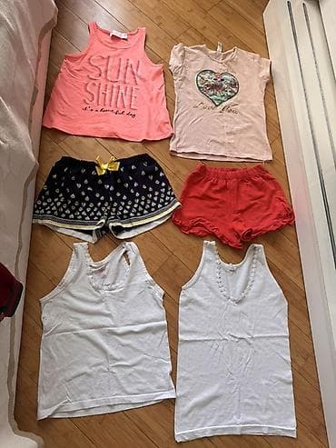pampers 4: Qız uşağı üçün yay geyim dəsti – 6 parça Tərkib: - 1 ədəd çəhrayı — 2