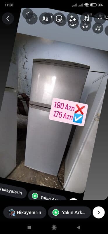 ucuz soyuducular: 2 qapılı Nord Soyuducu Satılır, rəng - Ağ — 7