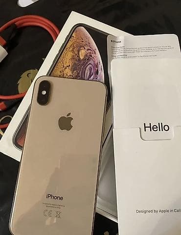honor telfon: IPhone Xs, 256 GB, Rose Gold, Zəmanət, Face ID, Sənədlərlə — 1