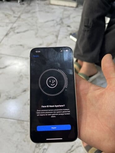 işlənmiş iphone 13 pro: IPhone 13, Серебристый, Face ID — 1