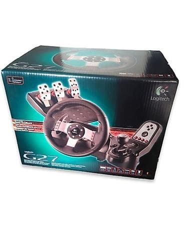 logitech shifter: Logitech G27 Driving Force – sükan, pedallar və sürətlər qutusu dəsti — 1