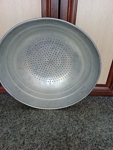 metbex perdeleri: Alüminium mətbəx süzgəci/taxtaqabı - Material: yüngül və paslanmayan — 1