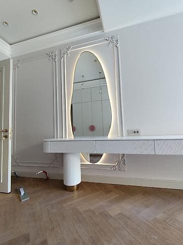 divar paneleri: Güzgü Divar üçün, Dairə, Dekorativ, Çərçivə ilə — 2