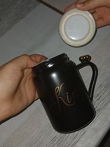 kamot ucun qab: Fincanlar, rəng - Qara, Keramika, 1 əd, Rusiya — 2