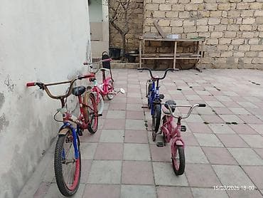 Uşaq velosipedləri dəsti - 4 ədəd uşaq velosipedi bir yerdə. - lalafo.az -da Uşaq velosipedləri dəsti - 4 ədəd uşaq velosipedi bir yerdə. -