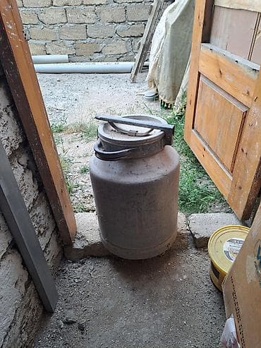 Metal süd bidonu - Material: qalın divarlı metal (alüminium tipli)