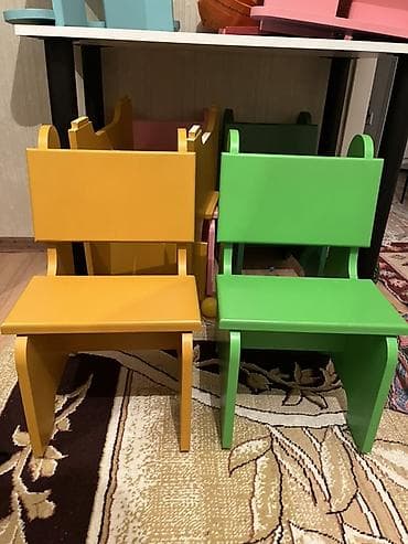 детское кресло: Rəngli uşaq stulları - Məhsul: Uşaqlar üçün sabit və təhlükəsiz — 4