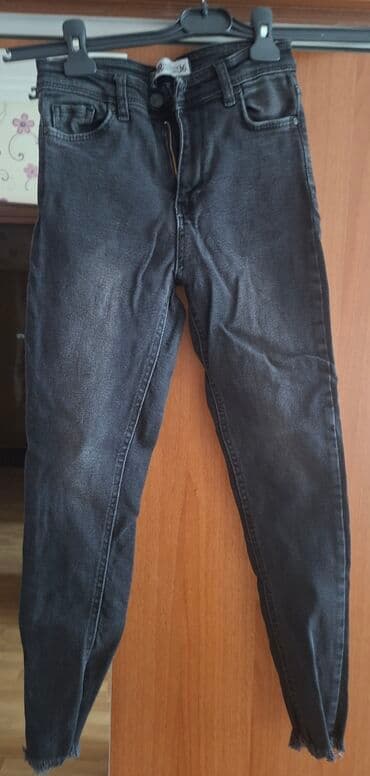 cins şalvar modelleri 2023: Cinslər, rəng - Göy — 3