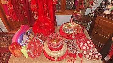 xəstəxana çıxış: Xınayaxdı/gecəlik milli libas dəsti satılır - Rənglər: qırmızı və — 5