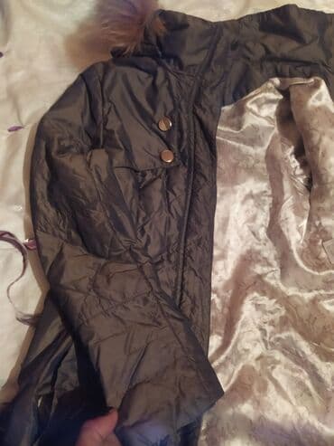 Свадебные платья и аксессуары: Qadın qış plaşı/paltosu - Rəng: tünd zeytun/yaşıl ton - Uzun model — 4