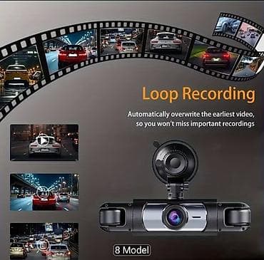 avto kamera: Avtomobil üçün 3/4 linzalı videoqeydiyyatçı Xüsusiyyətlər: - Ön + sol — 5
