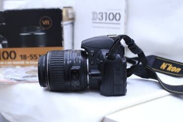 islenmis notebook satisi: NIkon d3100 satilir 18-55mm lens batayrea ve zaryadnoy 4 gb kart — 3