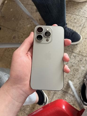 mobil hilə: IPhone 15 Pro, Natural Titanium — 1