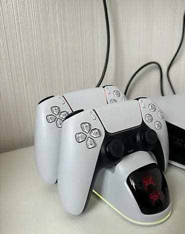 mafia ps5: PS5 DualSense/DualSense Edge üçün ikiqat şarj stansiyası — 1