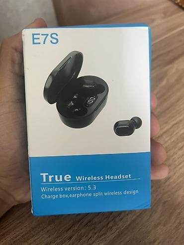 mikrofon bluetooth: E7S True Wireless Headset - Tam simsiz qulaqcıq dəsti - Simsiz — 1