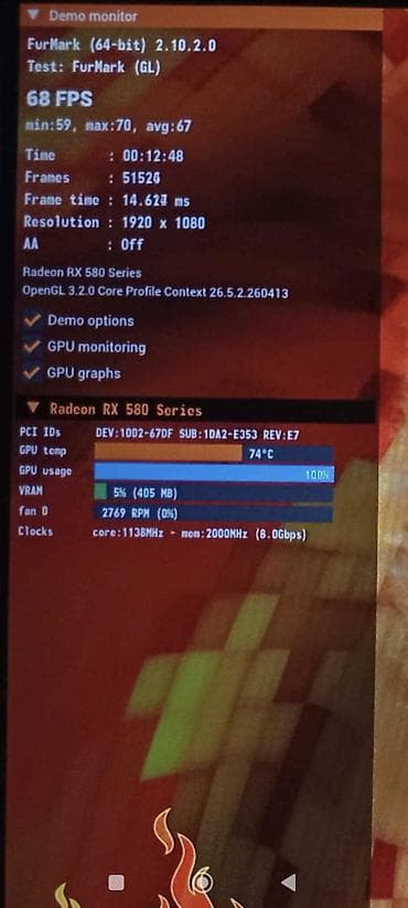 random hesab pubg: Videokart Sapphire Radeon RX 580, 8 GB, İşlənmiş — 9