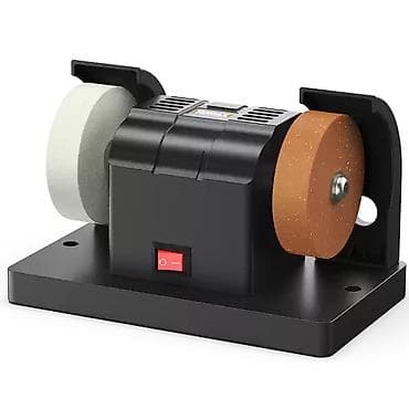 bıcaq itiləyən: Miniatür ikitərəfli üyüdücü (bench grinder) - İki daşlı sistem: sağda — 4