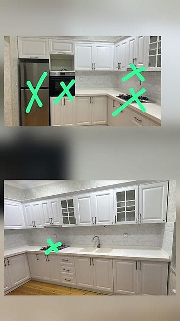 Mətbəx mebeli 1350 azn. Tecili ideal veziyyetde demek olar iwlenmiyib