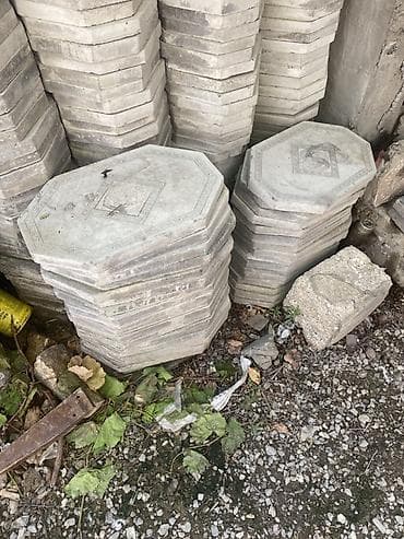 Beton səki daşları və dekorativ döşəmə plitələri - Material — 2