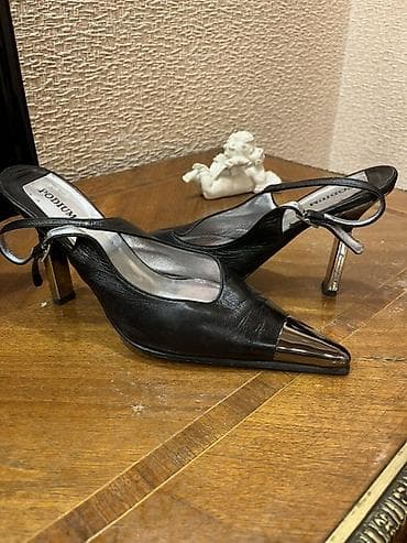 Tuflilər, Carlo Pazolini, Ölçü: 38, rəng - Qara, İşlənmiş