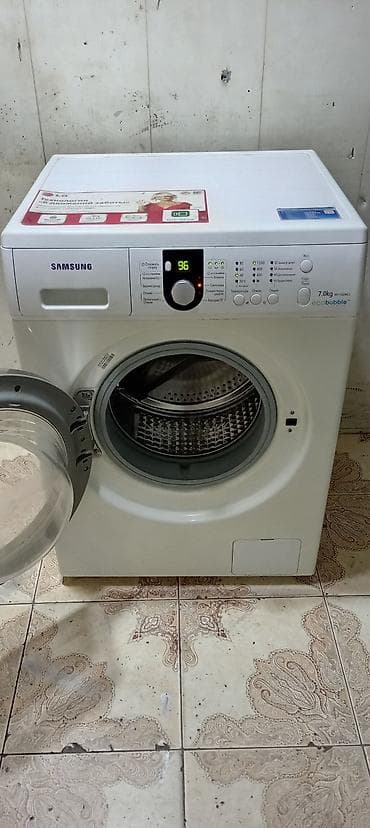 masin aparatura: Paltaryuyan maşın Samsung, 7 kq, İşlənmiş, Avtomat, Qurutma var, Ödənişli çatdırılma — 3