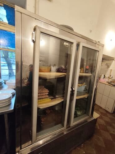 vitrin wıkalad ucun: Kommersiya tipli şüşə qapılı soyuducu vitrin - Paslanmayan poladdan — 2