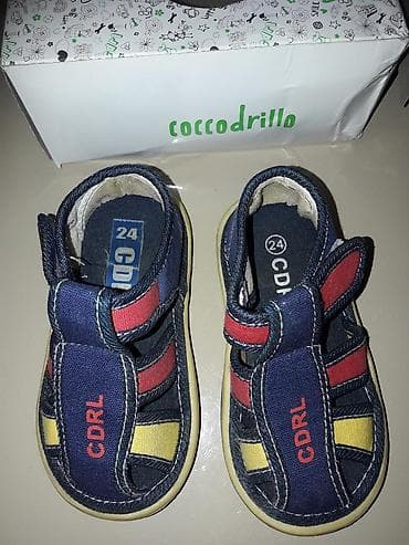 Детская обувь: Цвет - Синий Босоножки, Размер: 24, Для мальчиков — 2