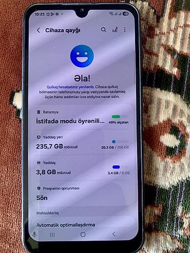 1:1 iphone: Samsung Galaxy A25, 256 GB, rəng - Mavi, İki sim kartlı — 10
