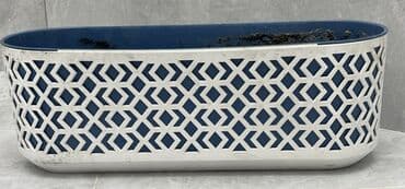 xarı bulbul: Dekorativ uzun çiçək qabı / balkon qutusu - Material: plastik (ikiqat — 1