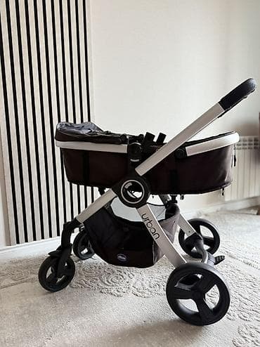 Модульные коляски: Chicco Urban uşaq arabası - 2-in-1 sistem: beşik tipli carrycot — 3