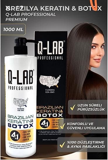 Cox güclü keyfiyyətli Botox keratin bir il saçı düz vəziyyətdə ve
