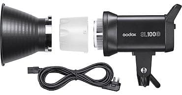 video reqistrator: Godox SL100D LED işıq - 100W güclü LED mənbə, yüksək parlaqlıq və — 1