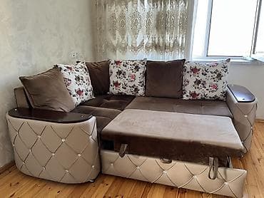 Künc divan, İşlənmiş, Açılan, Bazasız, Vеlur parça, Çatdırılma yoxdur — 3